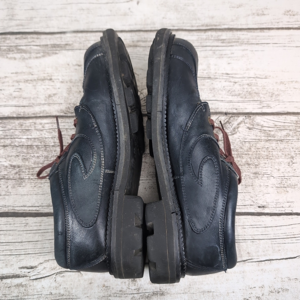 John Fluevog 7th Heaven Supervog Chunky Sole Oxford Black Men 7.5 Women 9.5 - Picture 9 of 11